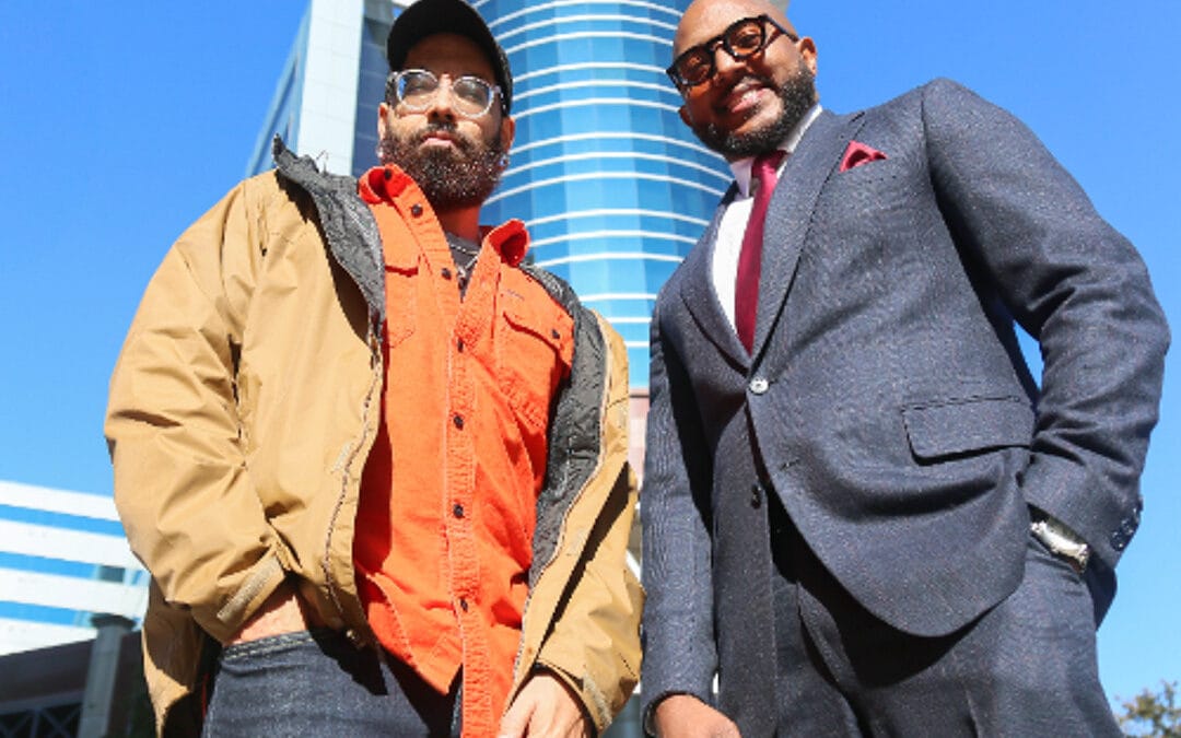 Dwayne Powell Jr. and Marcel Fable Price representing Kalamazoo Forward Ventures